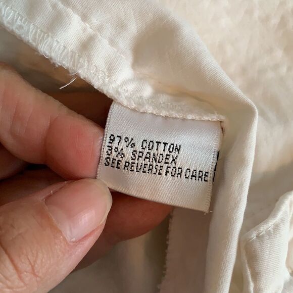 Off white Nehru collar cotton jacket - Picture 11 of 12